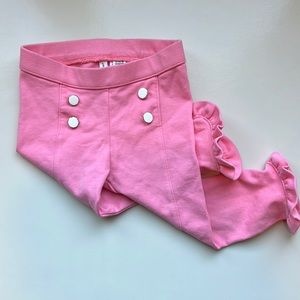 Janie and Jack pink Ponte Pants Leggings